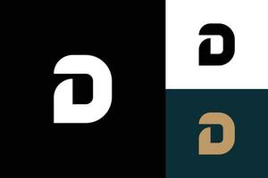 brev d monogram vektor logotyp design