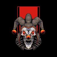 ond clown illustration vektor