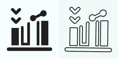 wachsend Graph Symbol, Bar Diagramm Symbol, Infografik, Wucherungen Diagramm Sammlung zum Geschäft Verbesserung Analytik, Diagramm Symbol, finanziell profitieren Diagramm Bar Vektor Illustration