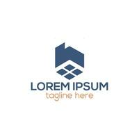 b brev verklig egendom Hem investering inteckning logotyp design isolerat vektor mall illustration