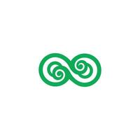 Maori Kreis koru Spiral- ooh, Ö Brief Logo Design Vektor Vorlage