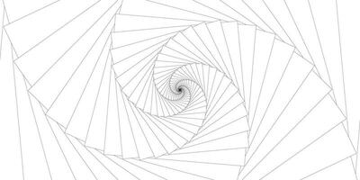 abstrakt bakgrund med spiral. svartvit textur. vektor illustration
