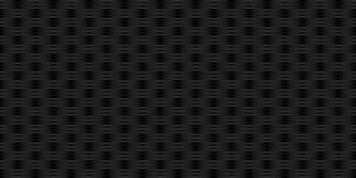 dunkel schwarz geometrisch Gitter Kohlenstoff Ballaststoff Hintergrund modern dunkel abstrakt Textur nahtlos Muster vektor