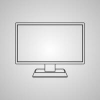 Computer Anzeige Bildschirm Computer Monitor vektor