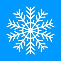 Winter Schneeflocke Symbol Vektor Illustration