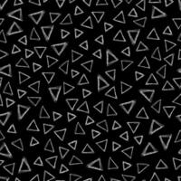 Dreiecke Grunge Gekritzel nahtlos Muster vektor