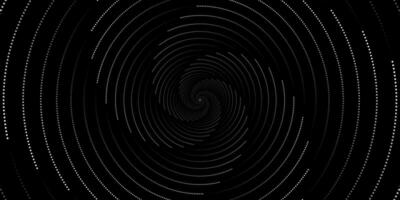 virvlande radiell bakgrund. svart och vit halvton prickad bakgrund pop- konst täcka över textur vektor