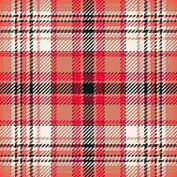 kariertes Karomuster. nahtlose Stoffstruktur. Tartan-Textildruck. vektor