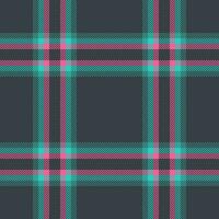 Textil- Tartan Vektor von Textur prüfen Stoff mit ein nahtlos Plaid Muster Hintergrund.