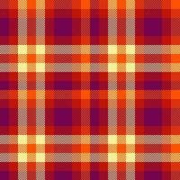 Muster nahtlos Vektor von Textur Hintergrund Textil- mit ein prüfen Stoff Tartan Plaid.