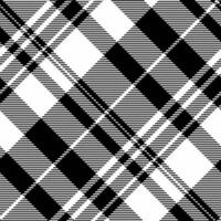 Hintergrund Plaid Textur von prüfen Stoff Tartan mit ein Vektor Muster nahtlos Textil.