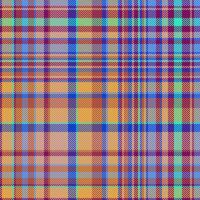 Muster prüfen Tartan von Stoff Hintergrund Textil- mit ein Vektor nahtlos Plaid Textur.