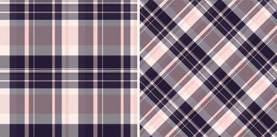 pläd mönster tyg av kolla upp bakgrund tartan med en textil- vektor textur sömlös.