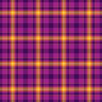 Tartan Textur Plaid von Vektor Stoff nahtlos mit ein Hintergrund prüfen Textil- Muster.