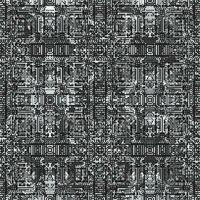 einfarbig geometrisch Gitter Pixel Kunst Hintergrund modern schwarz und Weiß abstrakt Mosaik Textur vektor