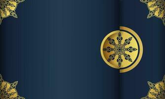 Luxus Hintergrund mit golden Mandala Ornament. - - Vektor. vektor