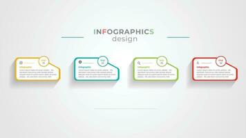 steg infographics mall design vektor