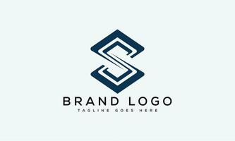 brev ss logotyp design vektor mall design för varumärke