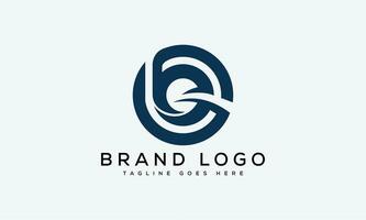 brev bg logotyp design vektor mall design för varumärke