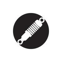 Schock Absorber Logo Symbol, Vektor Illustration Design Vorlage