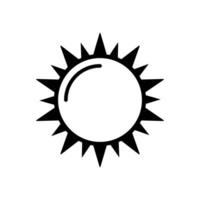 sonnig Symbol Design Vektor Vorlage