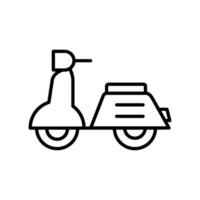 Scooter-Icon-Design-Vektor vektor