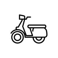 Scooter-Icon-Design-Vektor vektor
