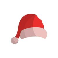 Santa Hut Symbol Vektor von Farbe Stil Illustration Design