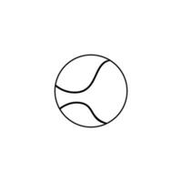 Tennis Ball Symbol Design Vektor