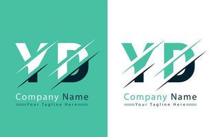 yd brev logotyp vektor design begrepp element