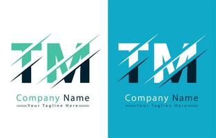 tm Brief Logo Vektor Design Vorlage Elemente