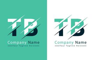 tb Brief Logo Vektor Design Konzept Elemente