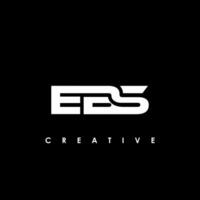 ebs Brief Initiale Logo Design Vorlage Vektor Illustration