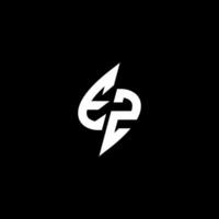 ez Monogramm Logo Esport oder Spielen Initiale Konzept Vektor