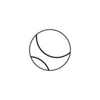 Tennis Ball Symbol Design Vektor