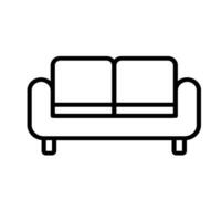 Sofa Symbol Design Vektor