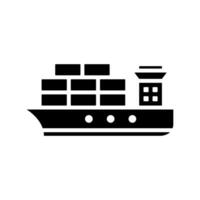 Container Versand Symbol Vektor Illustration Design