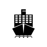 Schiff Symbol Design Vektor Vorlage