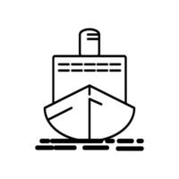 fartyg ikon design vektor mall