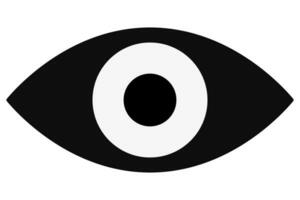 Auge Symbol Vektor Zeichen und Symbole.