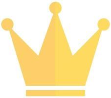 Krone Symbol Vektor isoliert auf Weiß Hintergrund.