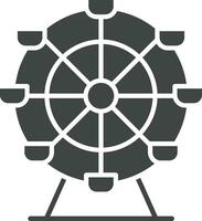 Ferris Rad Symbol Vektor Bild. geeignet zum Handy, Mobiltelefon Apps, Netz Apps und drucken Medien.