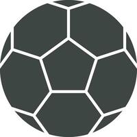 Fußball Symbol Vektor Bild. geeignet zum Handy, Mobiltelefon Apps, Netz Apps und drucken Medien.