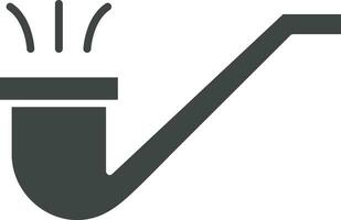 Rauchen Rohr Symbol Vektor Bild. geeignet zum Handy, Mobiltelefon Apps, Netz Apps und drucken Medien.