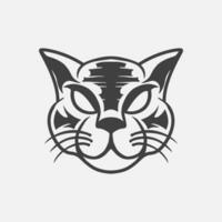 Illustration von ein Tiger oder wild Tier zum ein Geschäft Marke Logo, Hobby, Verein, oder Aufkleber und T-Shirt Design vektor