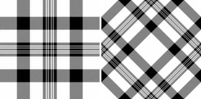 Textil- Vektor Plaid von Stoff Textur nahtlos mit ein Hintergrund Muster Tartan überprüfen.