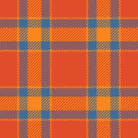 tartan mönster bakgrund av vektor textil- kolla upp med en textur pläd sömlös tyg.