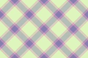 nahtlos Plaid prüfen von Tartan Textur Stoff mit ein Vektor Textil- Muster Hintergrund.