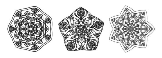 mandala samling vektor illustration