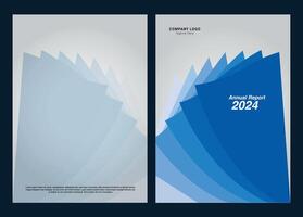 årlig Rapportera omslag design templete vektor